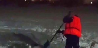 Новосибирские спасатели засыпали опасную купель на карьере Юго-Западный