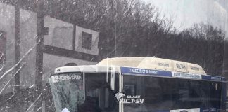 Автобус и грузовик столкнулись лоб в лоб на дороге Новосибирска