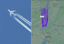 Самолет ВКС РФ несколько часов кружит над Новосибирском