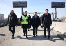 «Будут временные неудобства»: Ремонт Димитровского моста проверил мэр Новосибирска